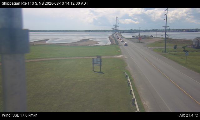 Web Cam image of Shippagan (NB Highway 113)