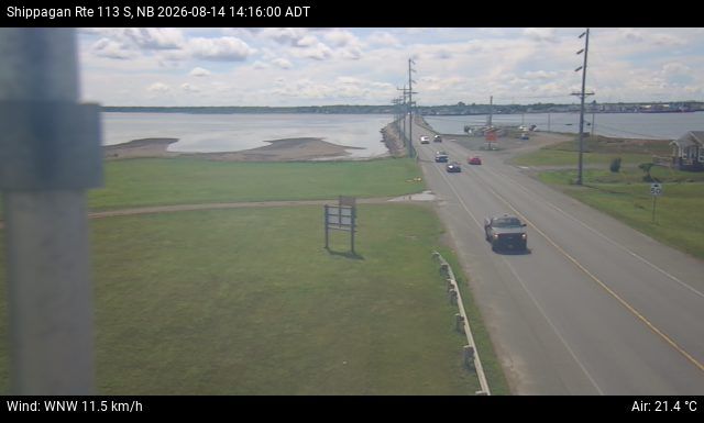 Web Cam image of Shippagan (NB Highway 113)