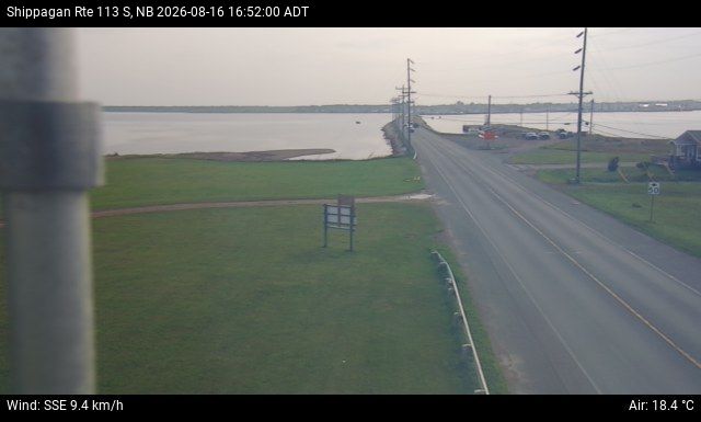 Web Cam image of Shippagan (NB Highway 113)