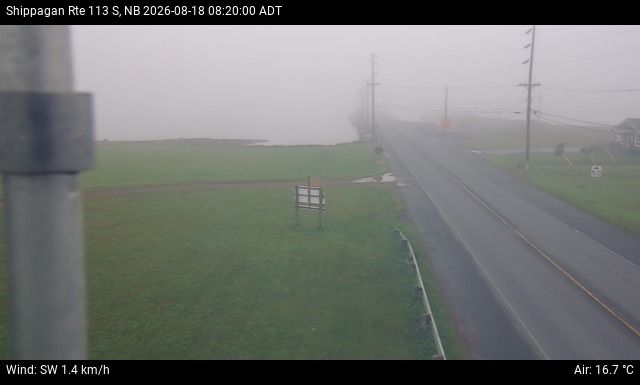 Web Cam image of Shippagan (NB Highway 113)