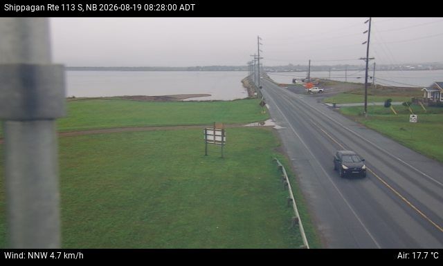 Web Cam image of Shippagan (NB Highway 113)