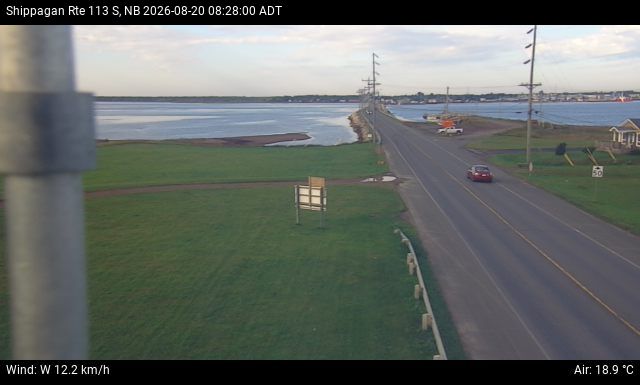Web Cam image of Shippagan (NB Highway 113)
