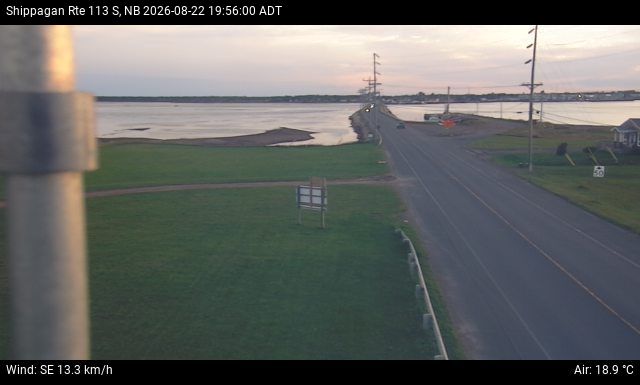 Web Cam image of Shippagan (NB Highway 113)