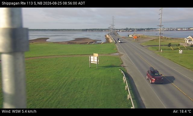 Web Cam image of Shippagan (NB Highway 113)