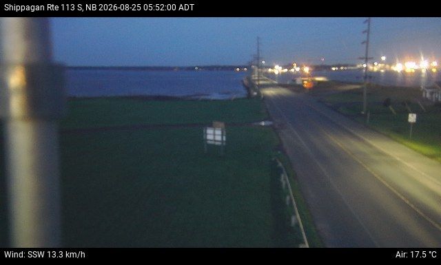 Web Cam image of Shippagan (NB Highway 113)