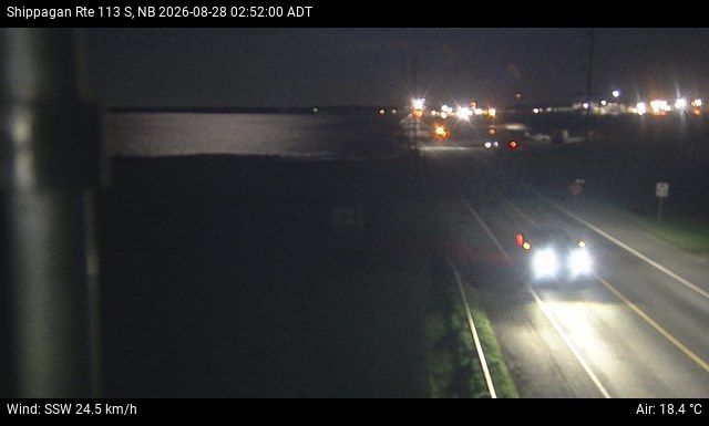 Web Cam image of Shippagan (NB Highway 113)