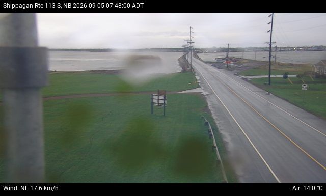 Web Cam image of Shippagan (NB Highway 113)