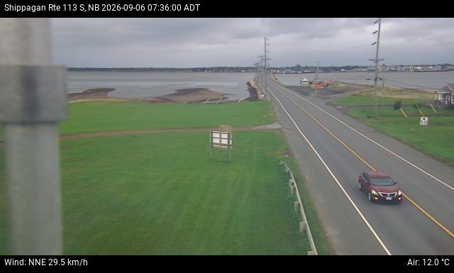 Web Cam image of Shippagan (NB Highway 113)