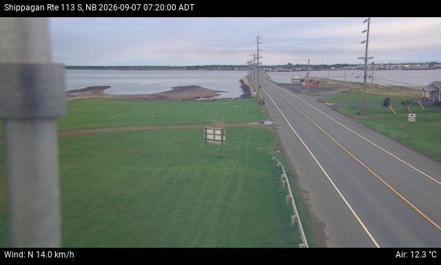 Web Cam image of Shippagan (NB Highway 113)