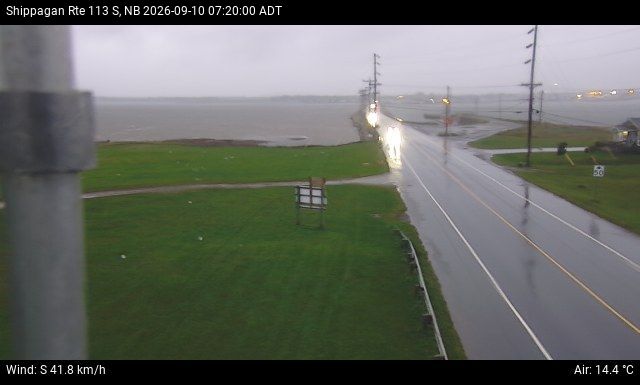 Web Cam image of Shippagan (NB Highway 113)