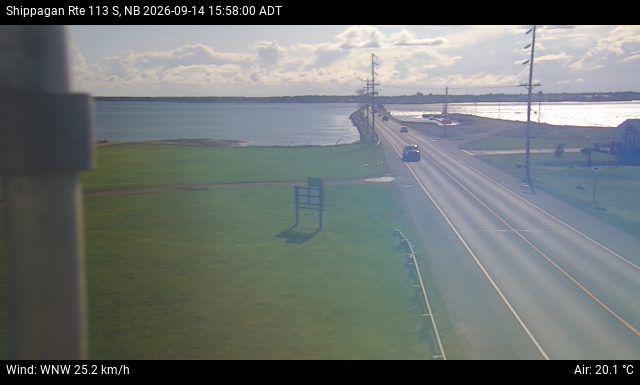Web Cam image of Shippagan (NB Highway 113)