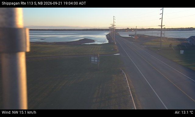 Web Cam image of Shippagan (NB Highway 113)