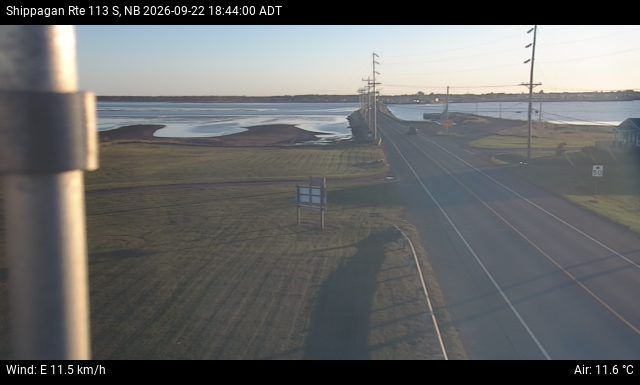 Web Cam image of Shippagan (NB Highway 113)