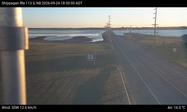 Web Cam image of Shippagan (NB Highway 113)