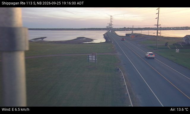 Web Cam image of Shippagan (NB Highway 113)