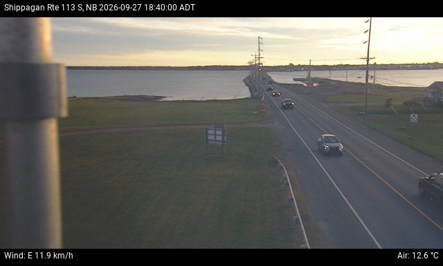Web Cam image of Shippagan (NB Highway 113)