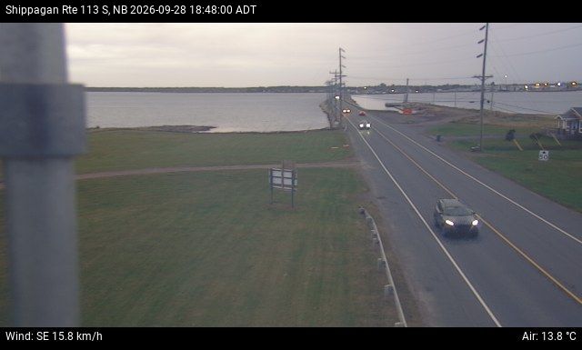 Web Cam image of Shippagan (NB Highway 113)