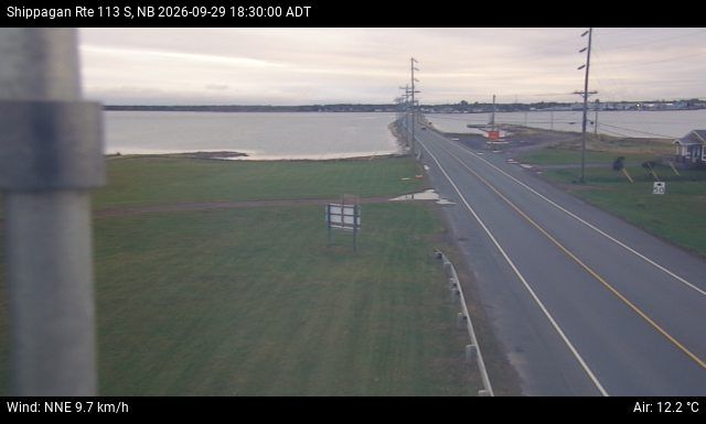 Web Cam image of Shippagan (NB Highway 113)