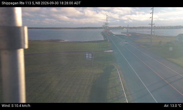 Web Cam image of Shippagan (NB Highway 113)