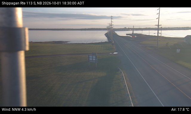 Web Cam image of Shippagan (NB Highway 113)