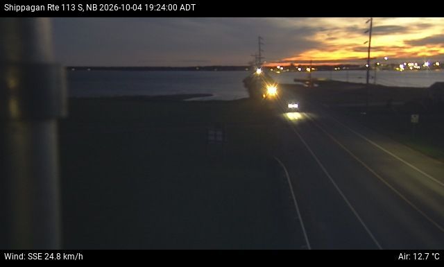 Web Cam image of Shippagan (NB Highway 113)