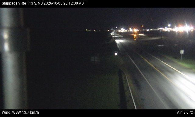 Web Cam image of Shippagan (NB Highway 113)