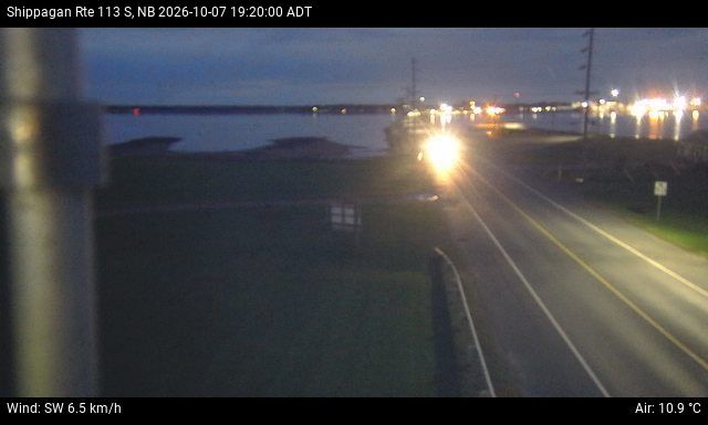 Web Cam image of Shippagan (NB Highway 113)