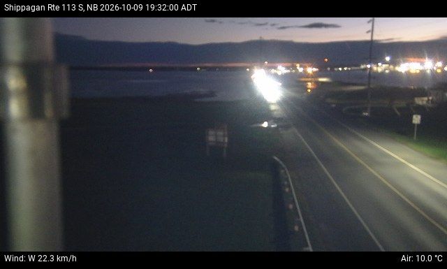 Web Cam image of Shippagan (NB Highway 113)