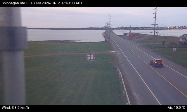 Web Cam image of Shippagan (NB Highway 113)