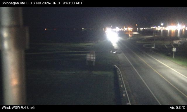Web Cam image of Shippagan (NB Highway 113)