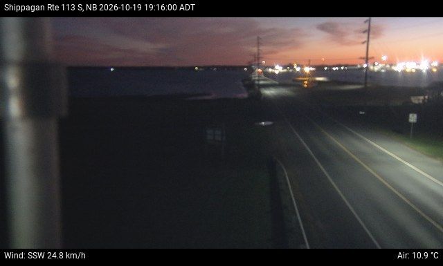 Web Cam image of Shippagan (NB Highway 113)