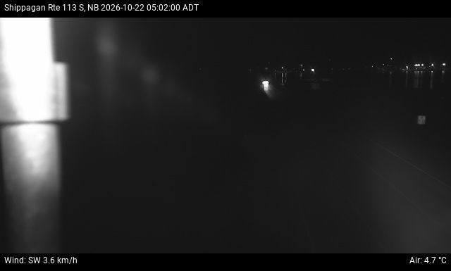 Web Cam image of Shippagan (NB Highway 113)