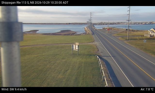 Web Cam image of Shippagan (NB Highway 113)