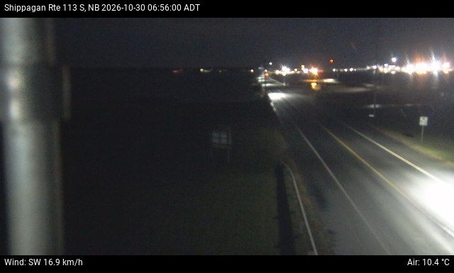 Web Cam image of Shippagan (NB Highway 113)