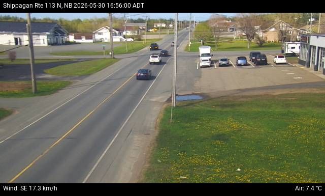 Web Cam image of Shippagan (NB Highway 113)