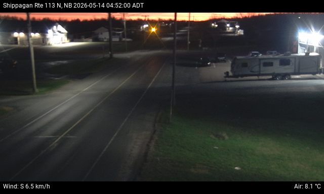 Web Cam image of Shippagan (NB Highway 113)