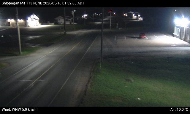 Web Cam image of Shippagan (NB Highway 113)