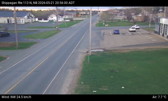 Web Cam image of Shippagan (NB Highway 113)