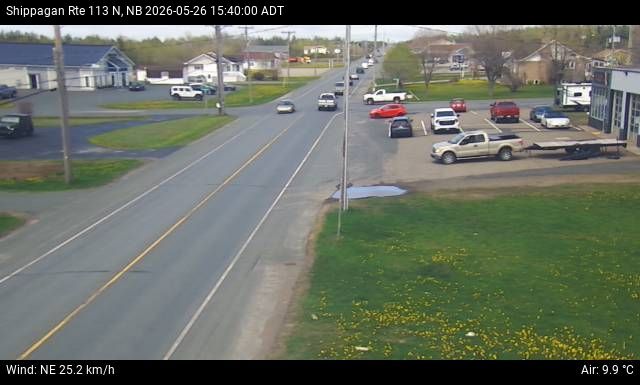 Web Cam image of Shippagan (NB Highway 113)