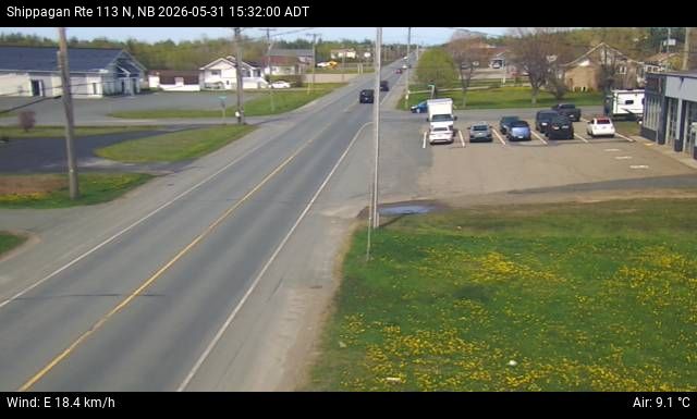 Web Cam image of Shippagan (NB Highway 113)