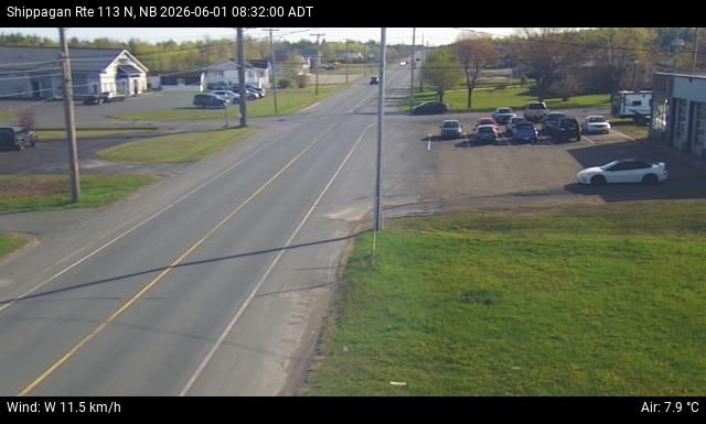 Web Cam image of Shippagan (NB Highway 113)