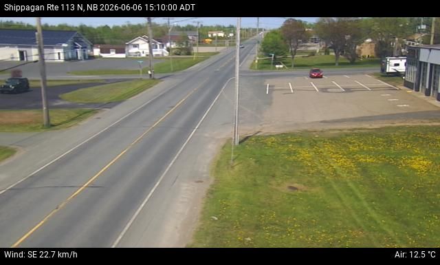 Web Cam image of Shippagan (NB Highway 113)