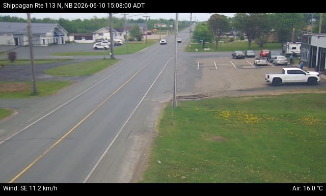 Web Cam image of Shippagan (NB Highway 113)