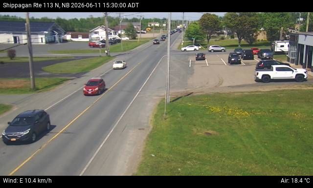 Web Cam image of Shippagan (NB Highway 113)