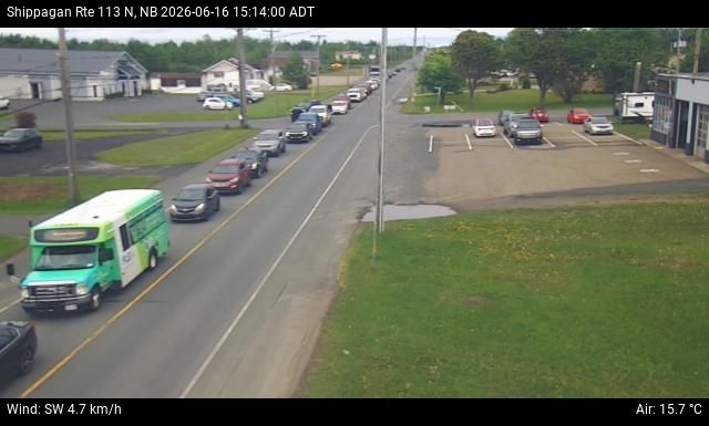 Web Cam image of Shippagan (NB Highway 113)