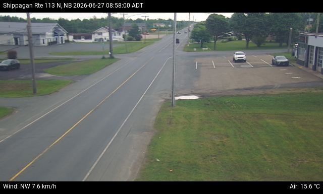 Web Cam image of Shippagan (NB Highway 113)