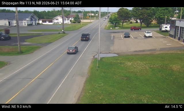 Web Cam image of Shippagan (NB Highway 113)