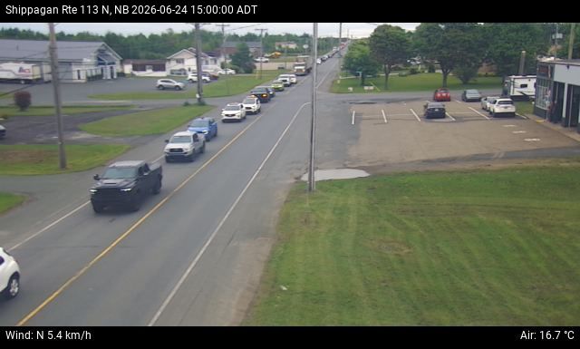 Web Cam image of Shippagan (NB Highway 113)