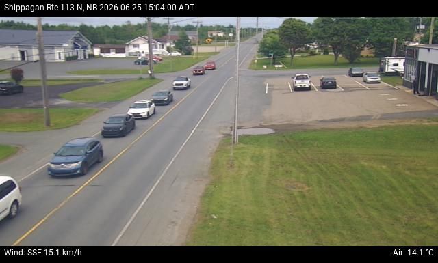 Web Cam image of Shippagan (NB Highway 113)