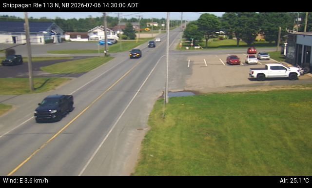 Web Cam image of Shippagan (NB Highway 113)